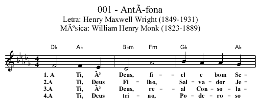 001 - AntÃfona - staff notation