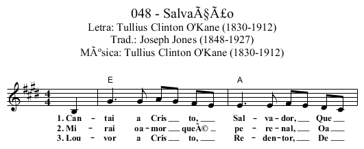 048 - SalvaÃ§Ã£o - staff notation