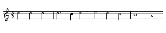 14. Gaillarde - staff notation