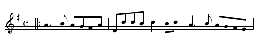 Johnny Allen's - staff notation
