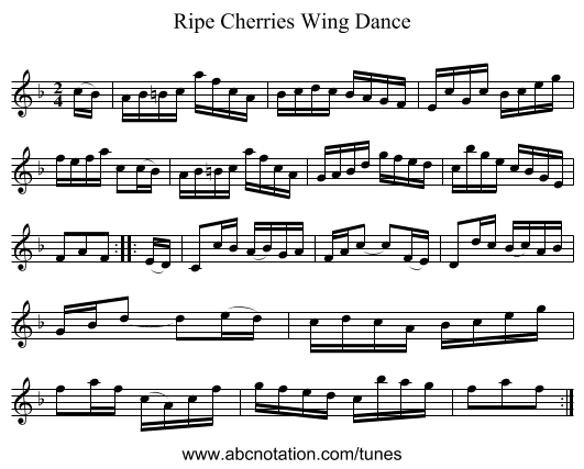 abc | Ripe Cherries Wing Dance - tunearch.org/wiki/Ripe_Cherries_Wing ...