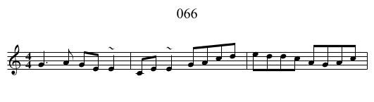 066 - staff notation