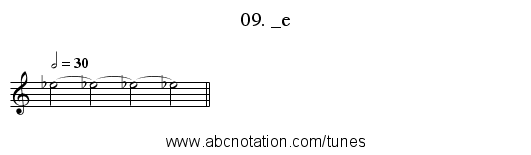 09. _e - staff notation