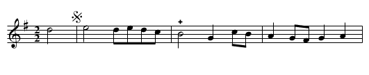 1 Le Cadrille - staff notation