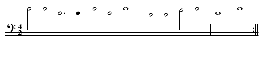 1. Pour quoy - staff notation