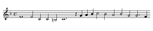 10. M. John Langtons Pavan - staff notation