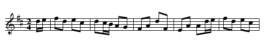 11. DROPS OF BRANDY (32 bar polka) - staff notation