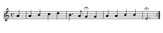 114. Von Gott will ich nicht lassen - staff notation
