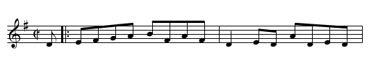 120. The Templehouse - staff notation