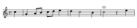 13. Allein zu dir, Herr Jesu Christ - staff notation