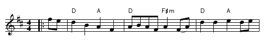 14. THREE AROUND THREE (32 bar reels) - staff notation