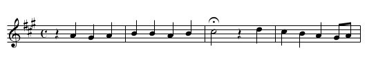 144. Wer in dem Schutz des H&ouml;chsten ist - staff notation