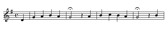 159. Als der g&uuml;tige Gott - staff notation