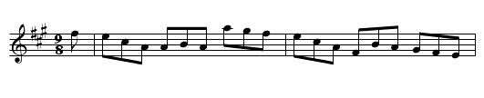 167  The Dublin Jig     (HJ) - staff notation