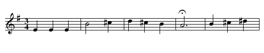 17. Erschienen ist der herrliche Tag - staff notation