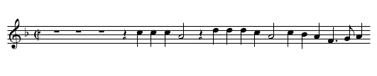 [18] Vignon, vignon, vignon, vignette - staff notation