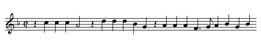 [18] Vignon, vignon, vignon, vignette - staff notation