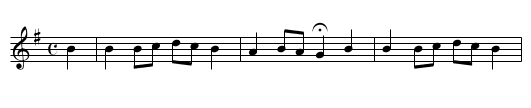 181. Gott hat das Evangelium - staff notation