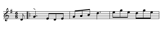 199. Ned Coleman's jig - staff notation