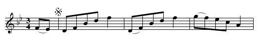 2. Mazurka - staff notation