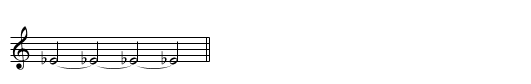 21. _E - staff notation