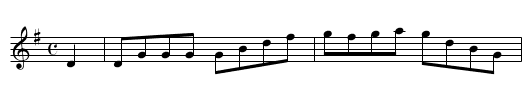 22nd OF MARCH - staff notation