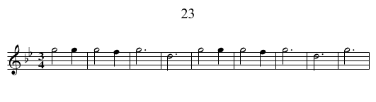 23 - staff notation