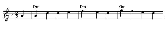 26. Child Grove/Newcastle - staff notation