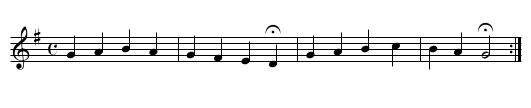 29. Freu dich sehr, o meine Seele - staff notation