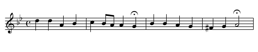 297. Jesu, der du meine Seele - staff notation