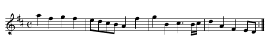 29TH OF MAY, THE  - staff notation