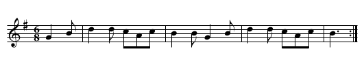 3 La Bretonne - staff notation