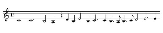3. Lachrim&aelig; Gementes - staff notation