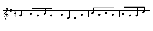 3. Le Carillon - dun Ker que - staff notation