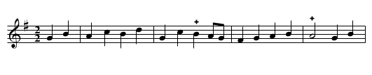 3. Lensiene Anglaise - staff notation