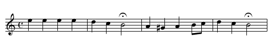 307. Christus, der uns selig macht - staff notation