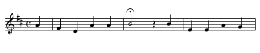 312. O Gott, du frommer Gott - staff notation