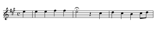 32. Nun danket alle Gott - staff notation