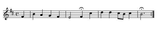 367. Befiehl du deine Wege - staff notation