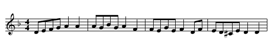3-part Reinl&auml;nder - staff notation