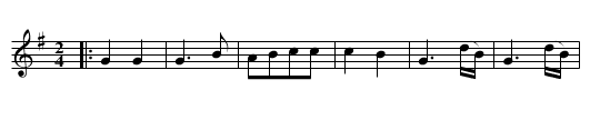 4. La Suzette - staff notation
