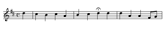 46. Vom Himmel hoch, da komm ich her - staff notation