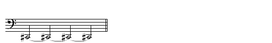47. ^C,, - staff notation