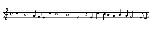 5. Lachrim&aelig; Coact&aelig; - staff notation