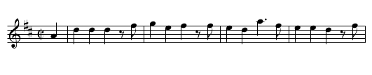 50th Psalm. WHG.074 - staff notation
