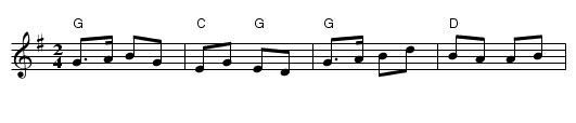 51. FOUR MEN POLKAS - staff notation