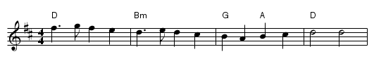 58. Kemp's Jig - staff notation