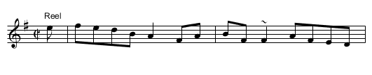 5a. Falling Off A Log - staff notation