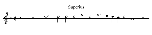 5r. Expectatio justorum laetitia, - staff notation