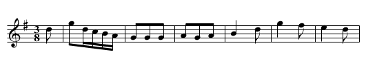 5th Troop. JBut.843, The - staff notation
